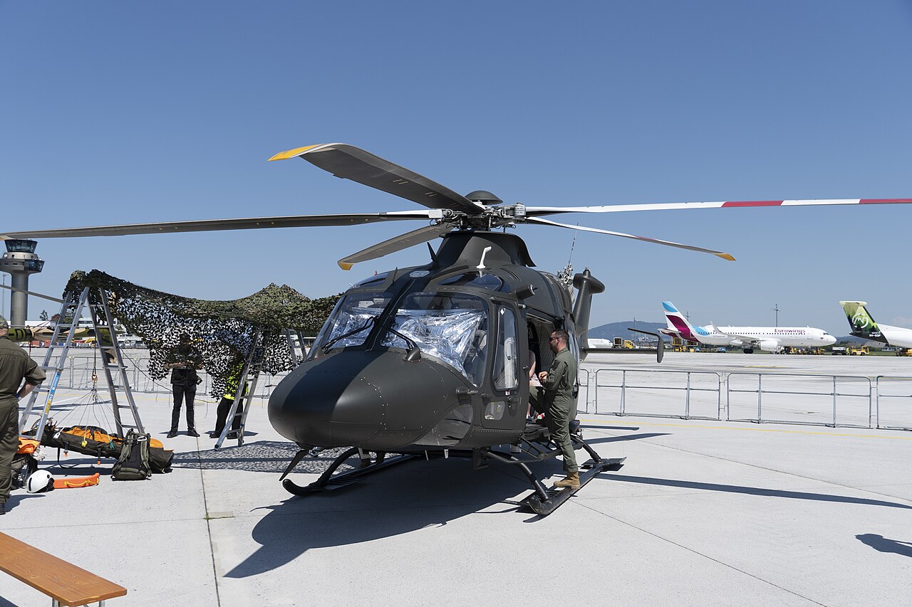 A Leonardo AW169 Lion of the Austrian Air Force, the type replacing the Alouette III