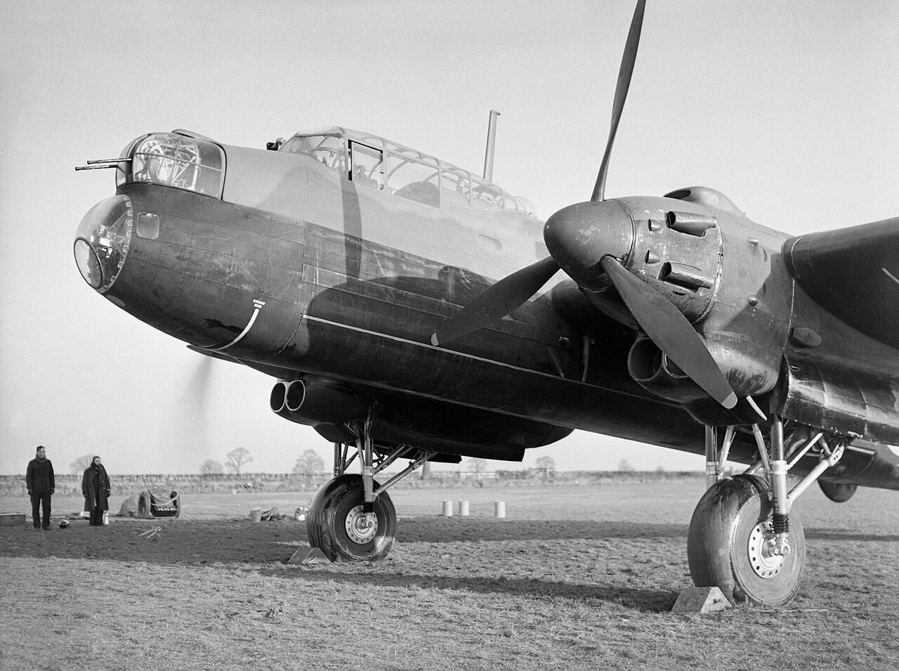 An Avro Manchester running up a Rolls-Royce Vulture engine