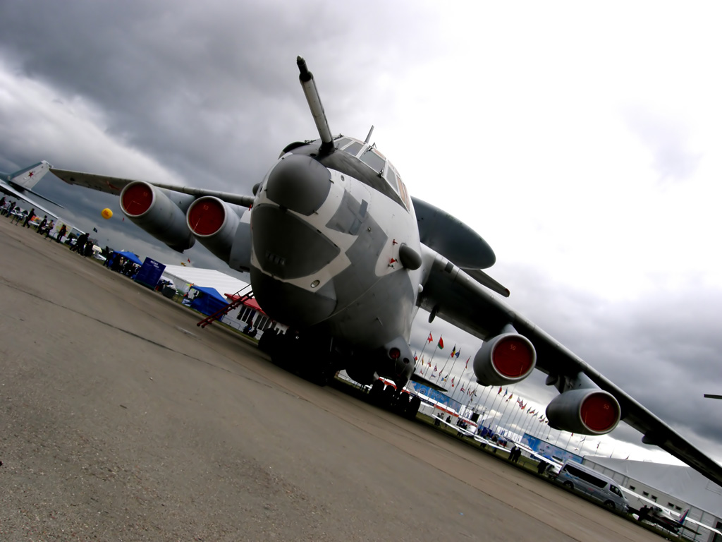 A Beriev A-50 Mainstay on the ground