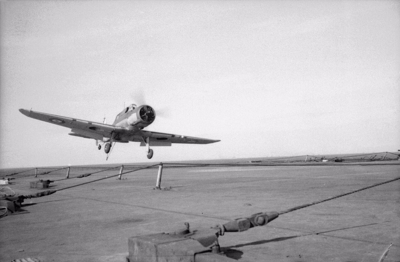 Blackburn Skua and HMS Ark Royal