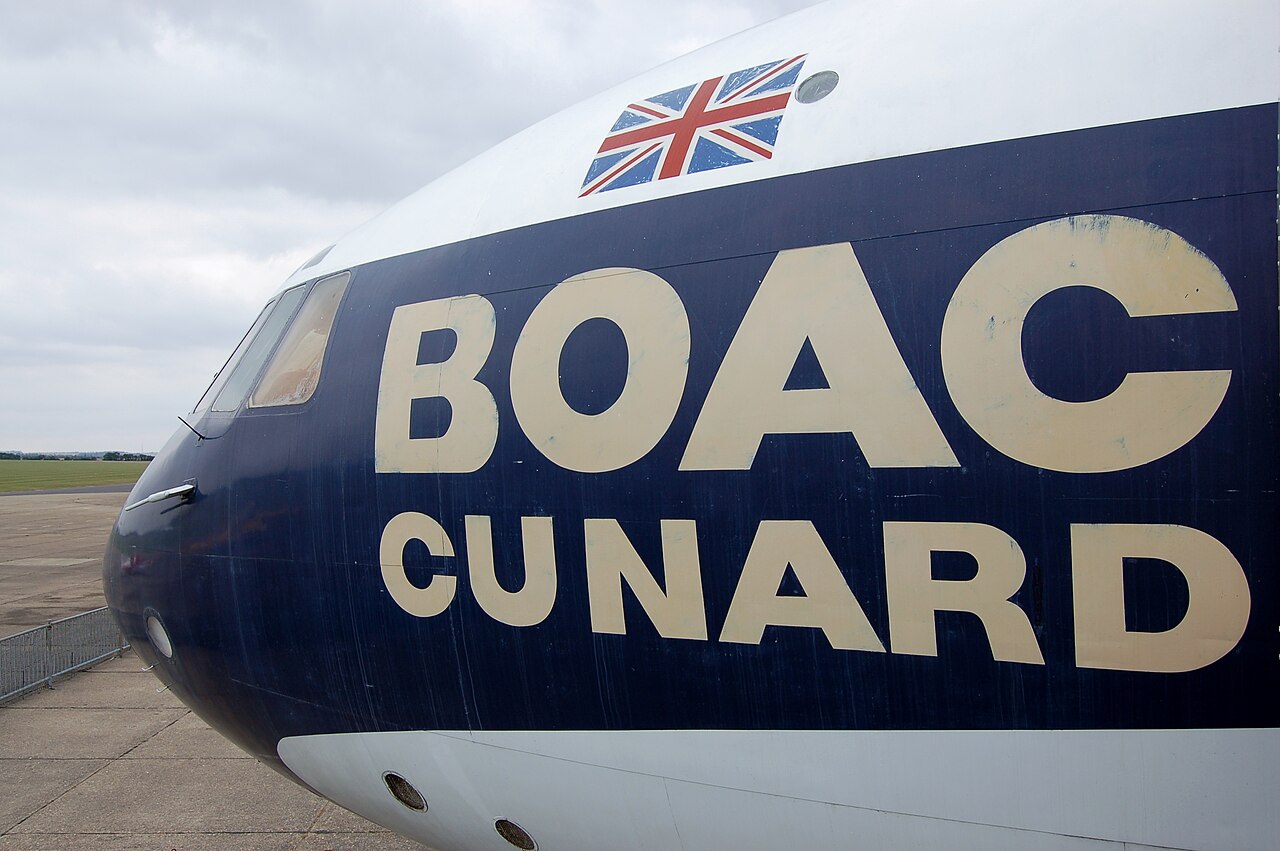 BOAC Vickers VC10 G-ASGC preserved at Duxford