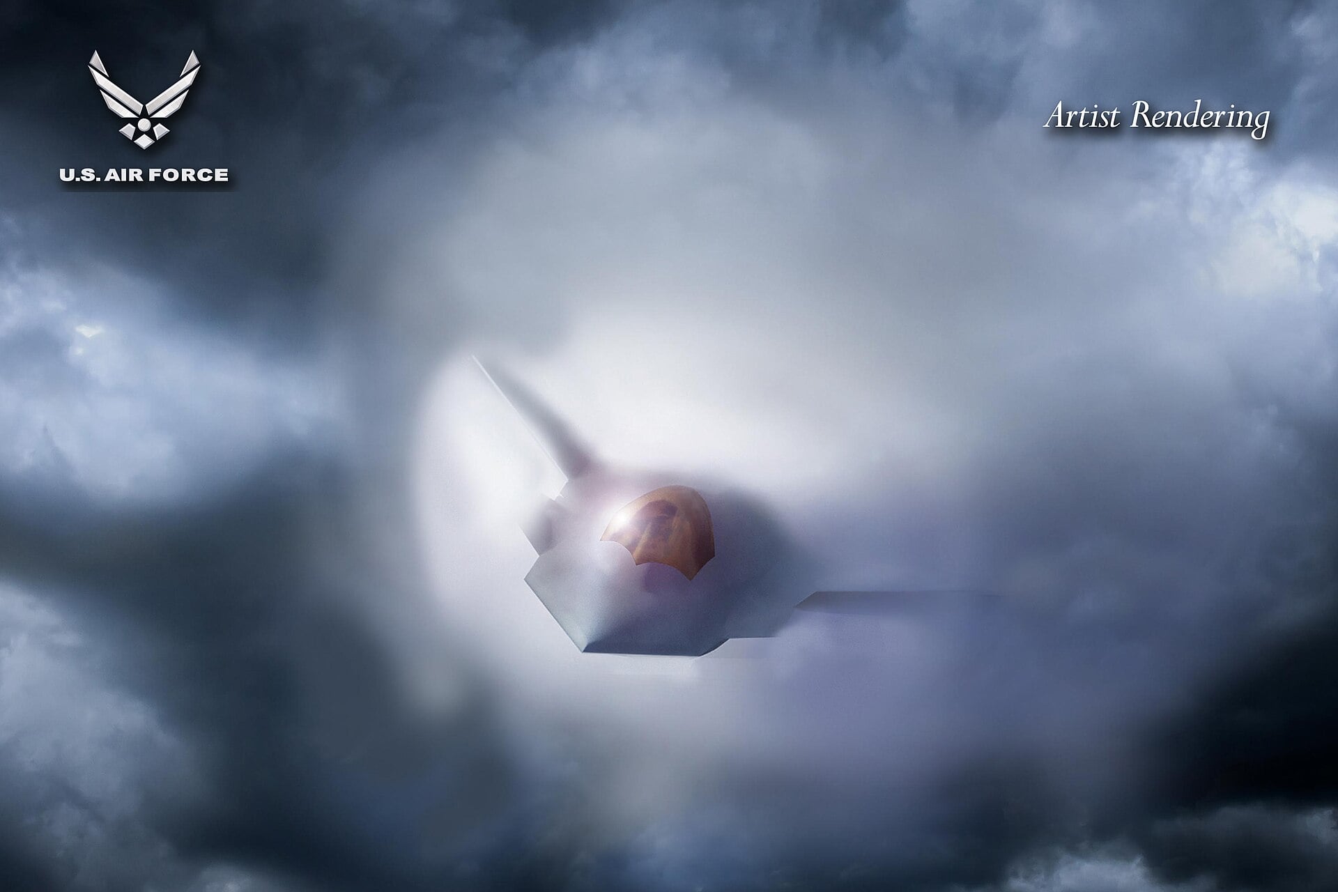 US Air Force artist rendering of the Boeing F-47 sixth-generation fighter