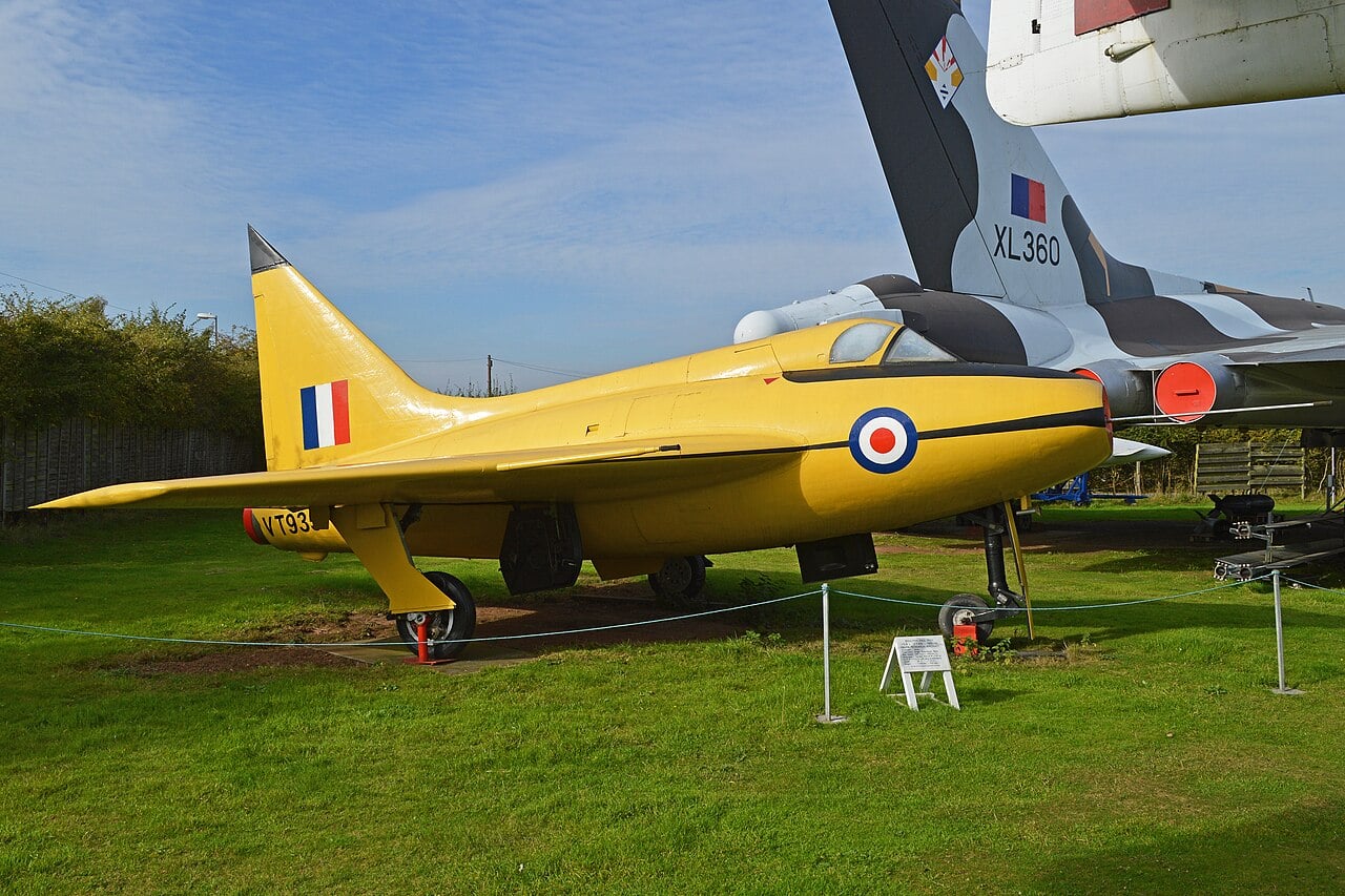 The preserved Boulton Paul P.111A VT935