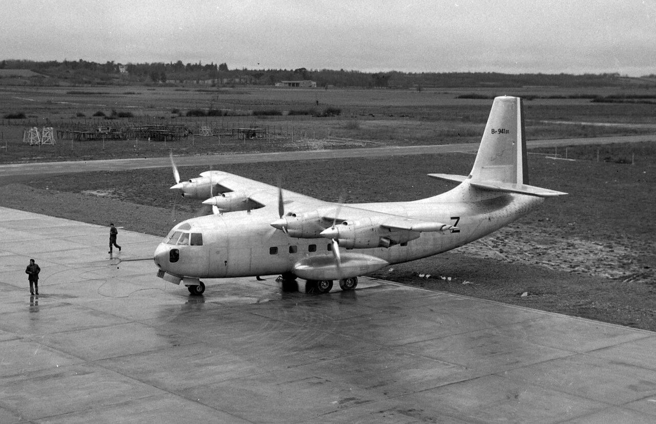The Breguet 941 photographed in 1962