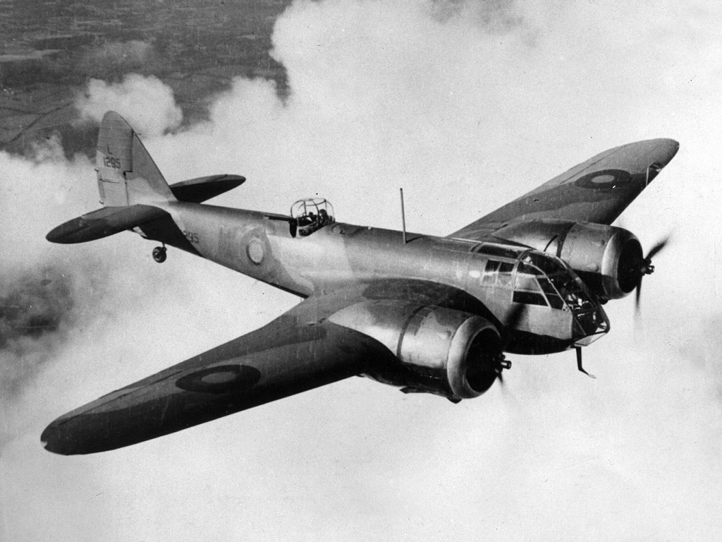 Bristol Blenheim in flight