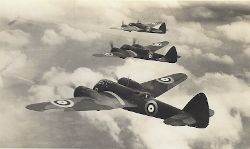 A squadron of Bristol Blenheim Mk I light bombers
