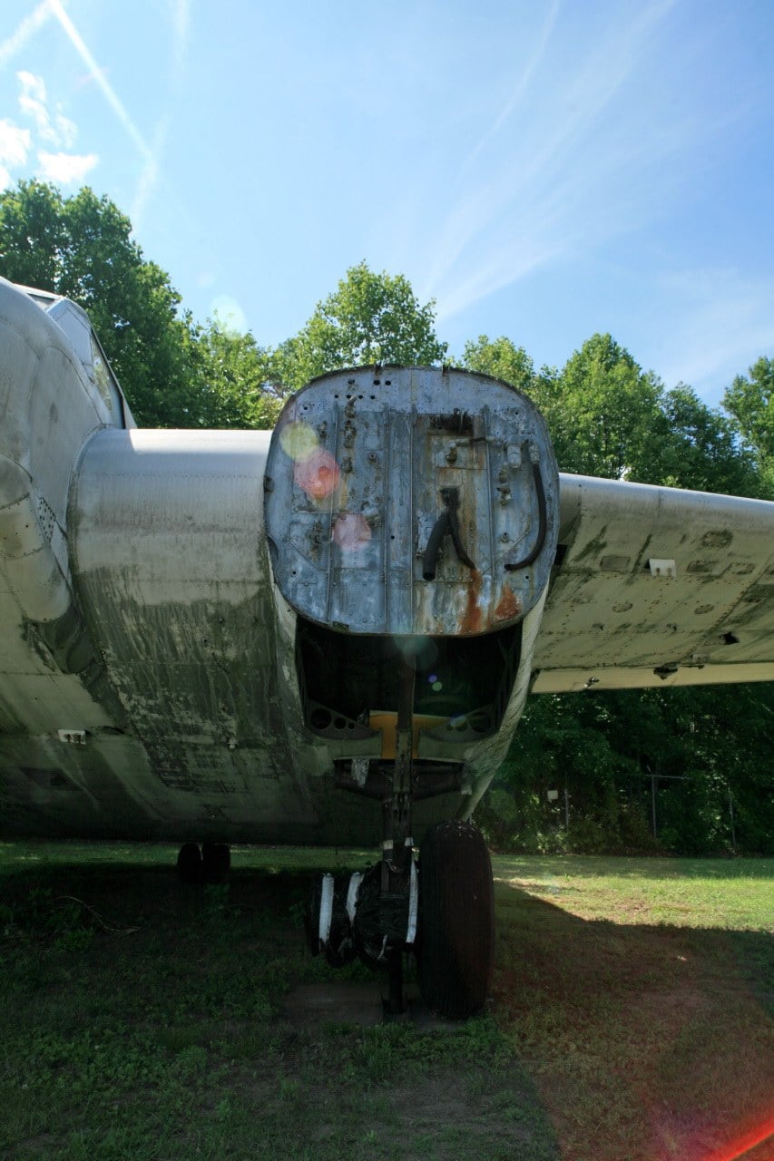 Nose and cockpit detail of the preserved Burnelli CBY-3 Loadmaster