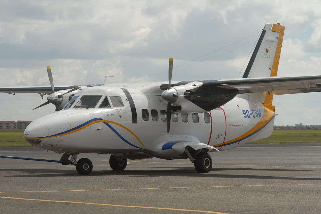 A Let L-410A Turbolet of Busy Bee Congo