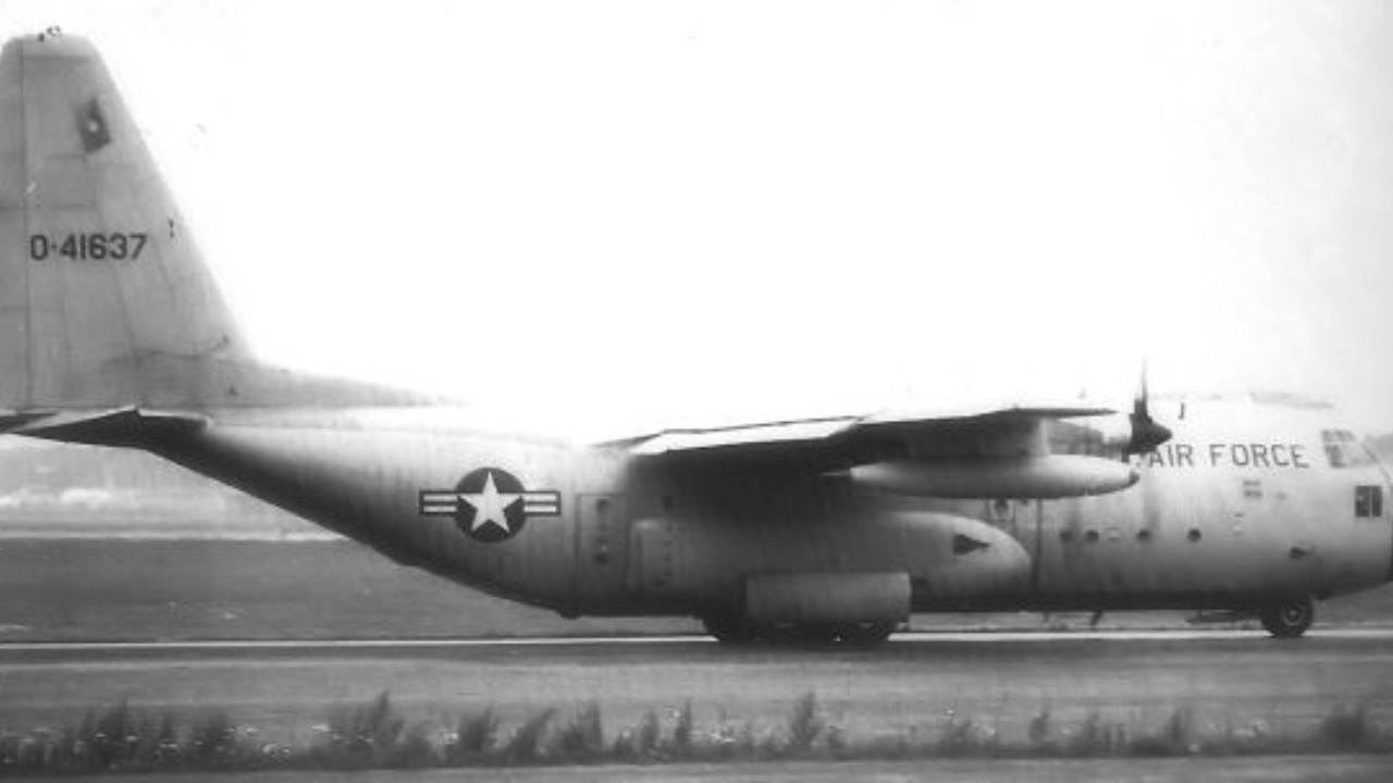 A Lockheed C-130A-II of the 7406th Squadron at Rhein-Main Air Base