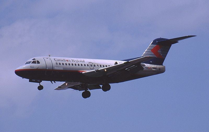 Canadian Regional Airlines Fokker F-28-1000 Fellowship C-CFRM at Toronto Pearson
