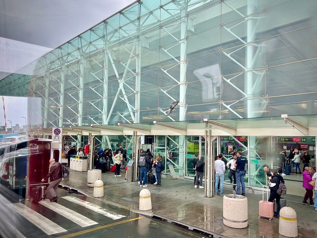 The terminal at Catania-Fontanarossa Airport