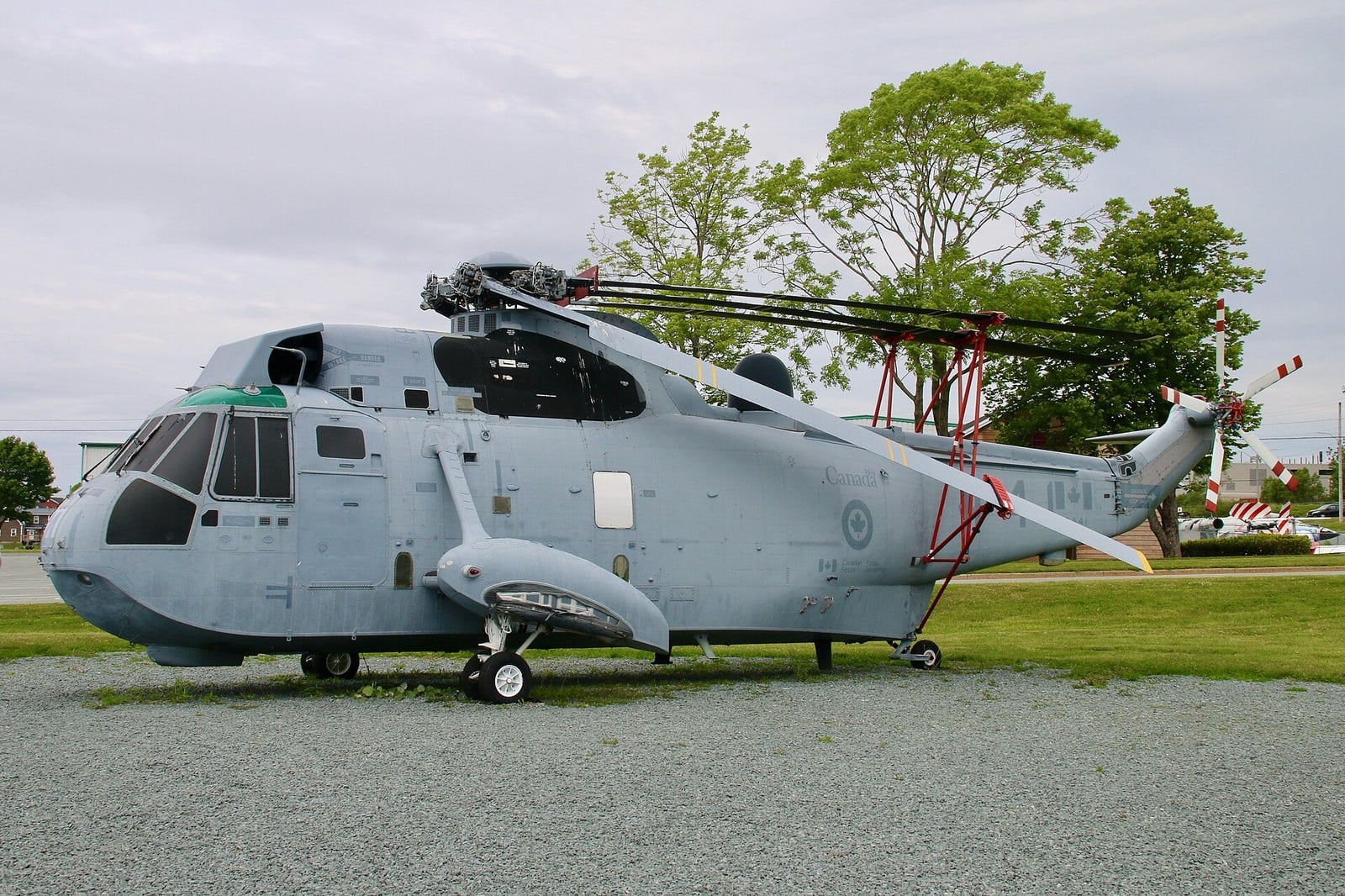 Preserved Royal Canadian Navy CH-124B Sea King 12441 at the Shearwater Aviation Museum