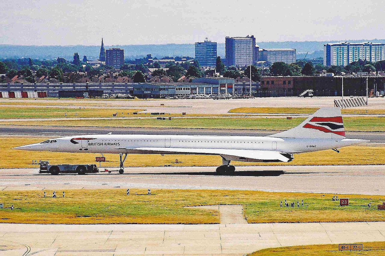 British Airways Concorde G-BOAC at London Heathrow