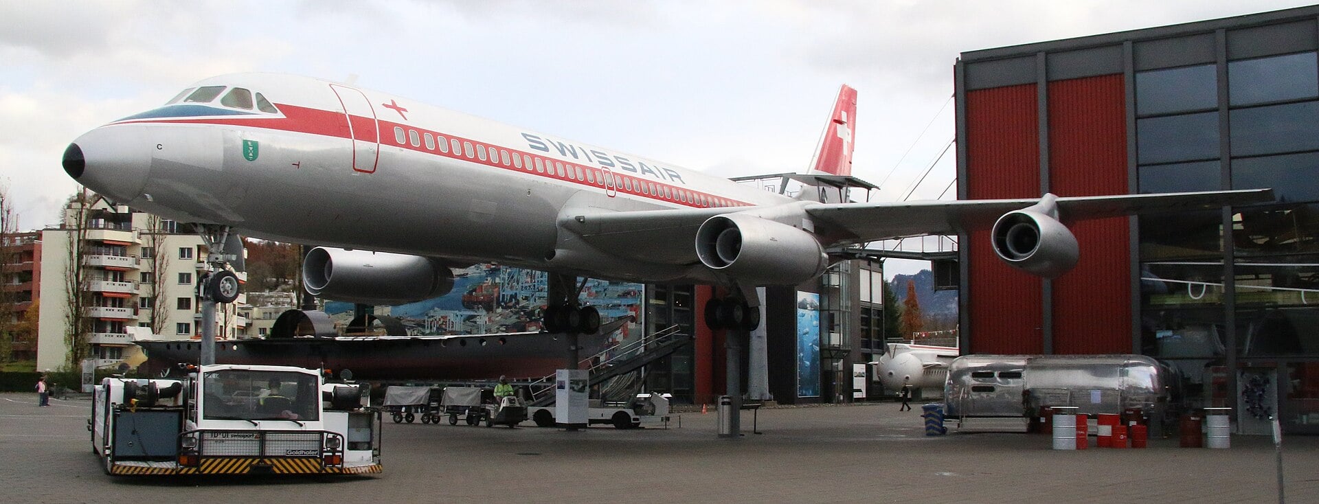 Swissair Convair CV-990 Coronado HB-ICC at the Verkehrshaus in Lucerne