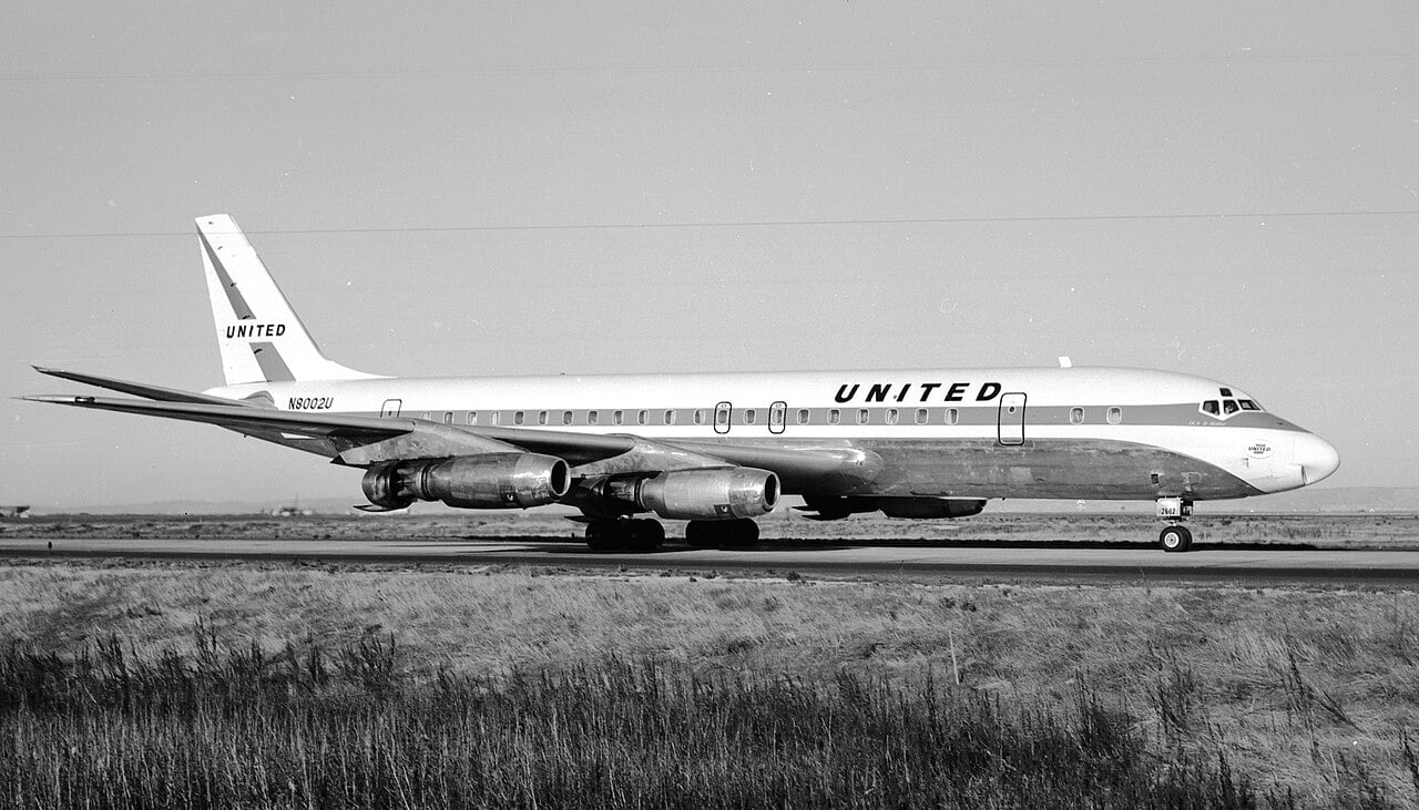 Douglas DC-8-11 in early United Air Lines service