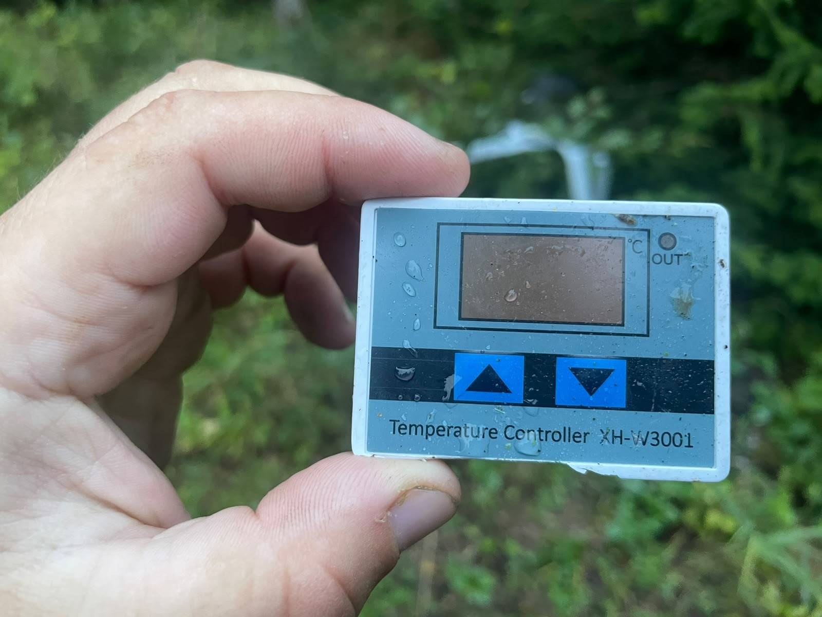 Fragment recovered at the Solca drone crash site