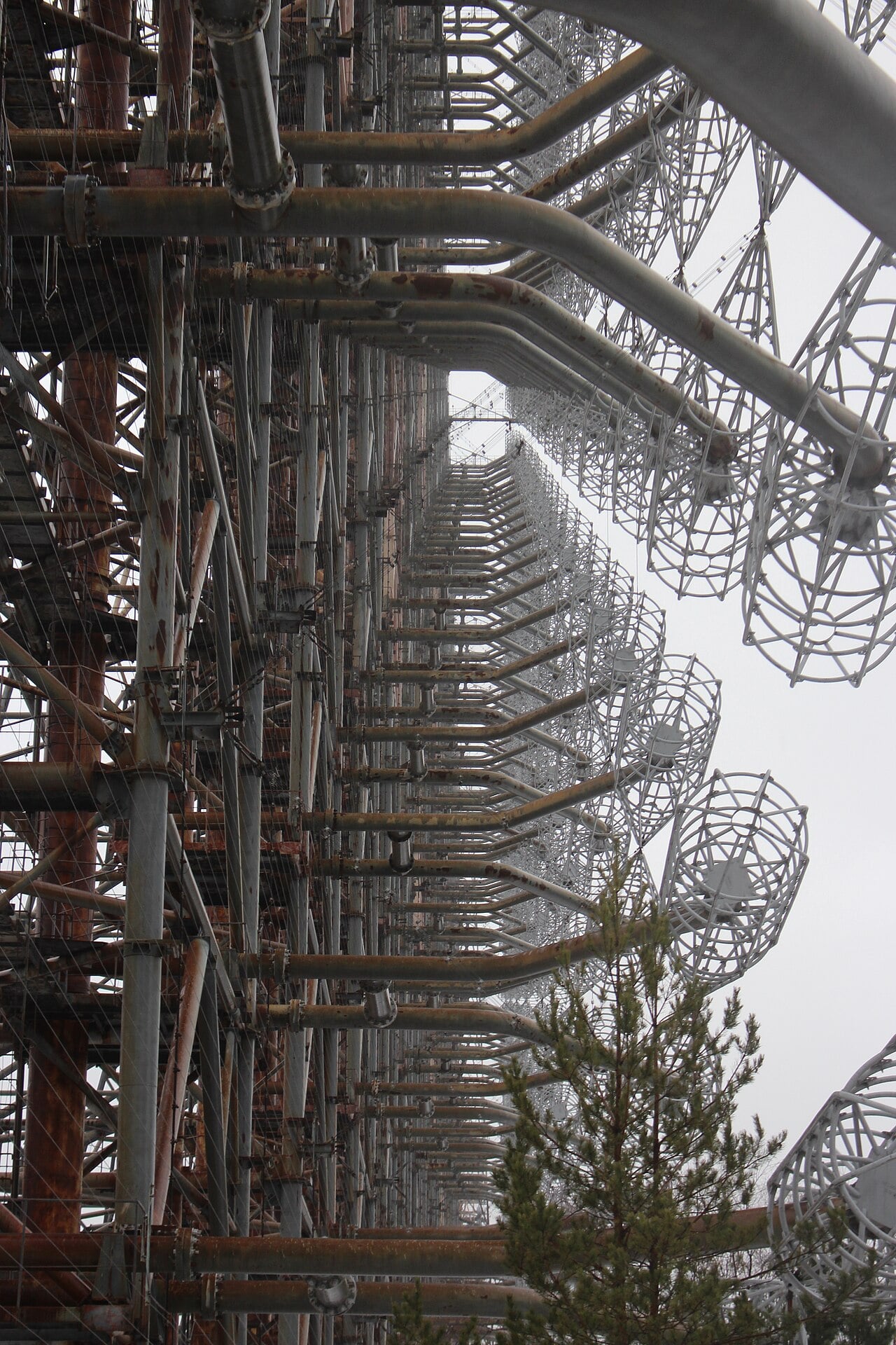Duga radar antenna elements at Chernobyl-2