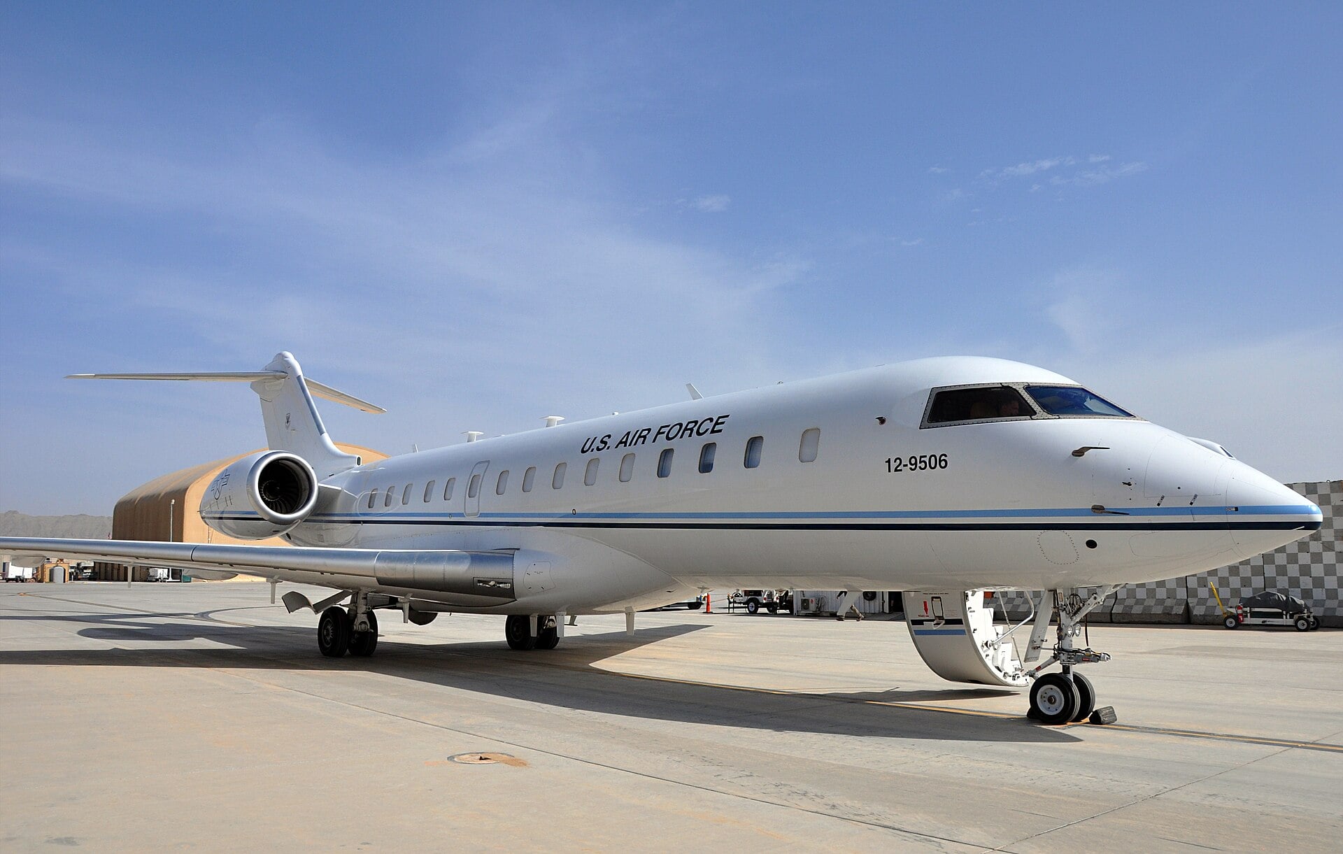 US Air Force E-11A BACN aircraft at Kandahar