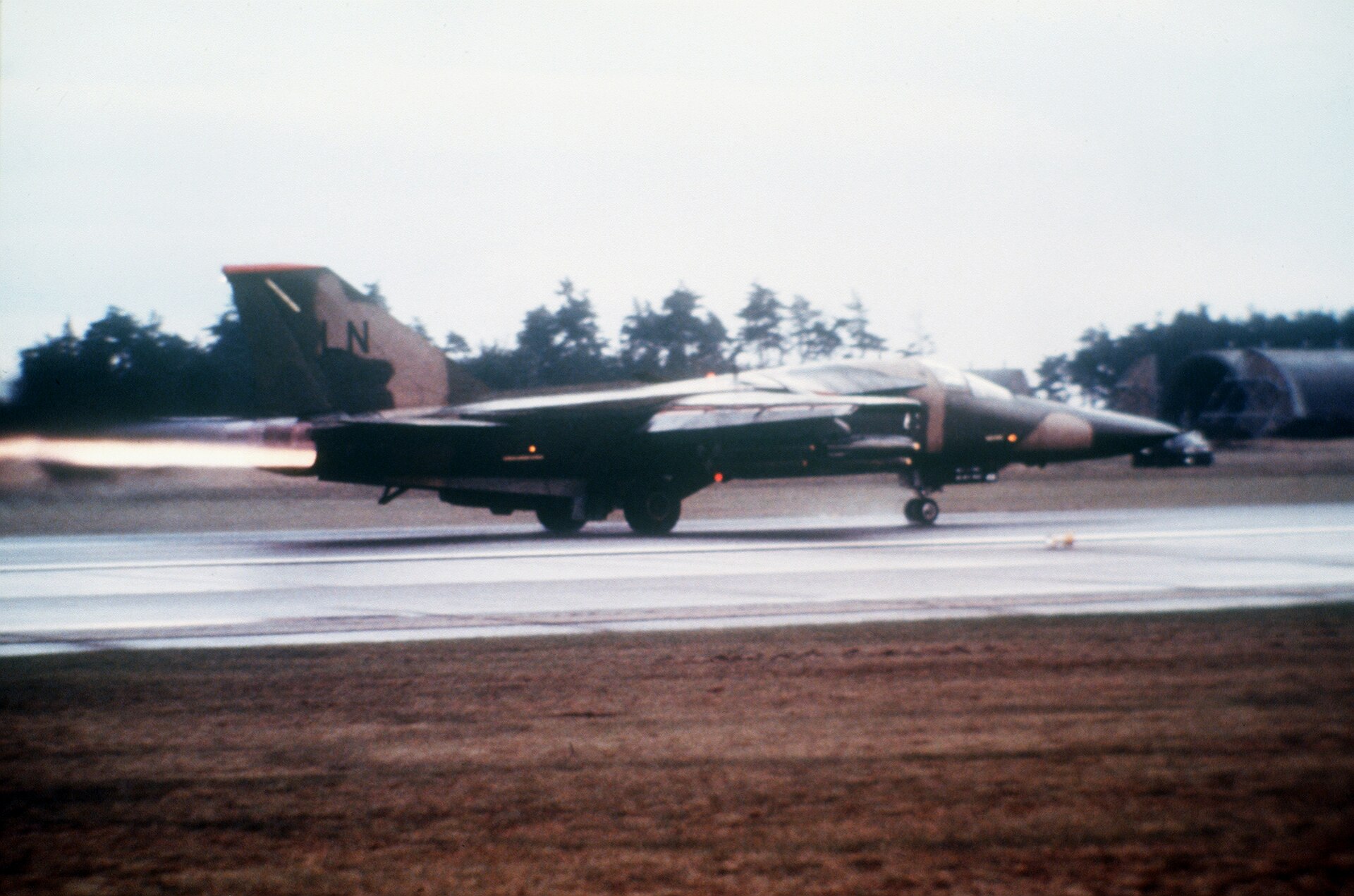 F-111F taking off for Libya, April 1986