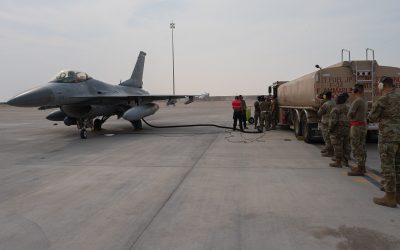 Hot Pit Refuelling: Rearming a Fighter With the Engine Running