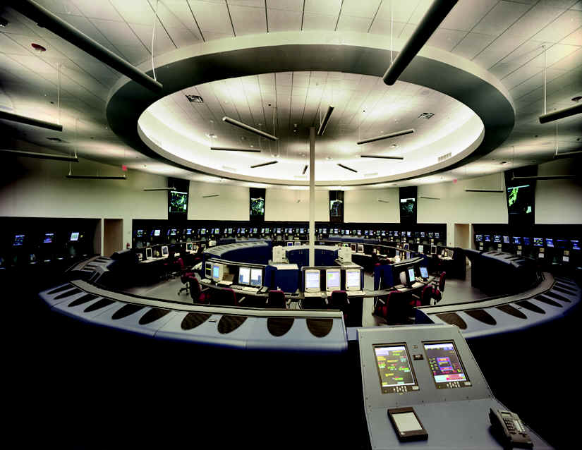 The operations floor of the FAA Potomac Consolidated TRACON