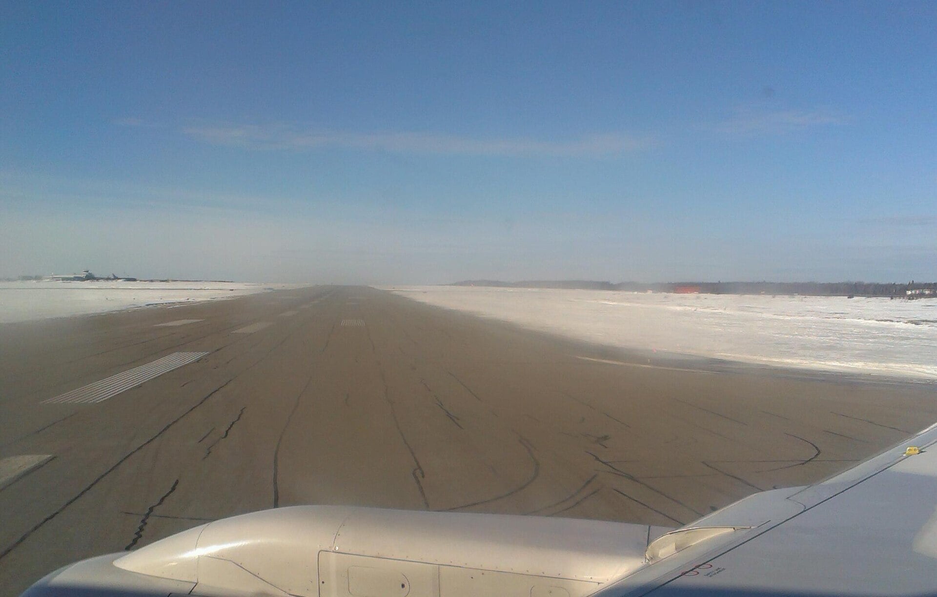 A runway at Gander International Airport in Newfoundland