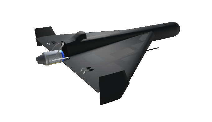 Render of the Russian Geran-3 jet drone