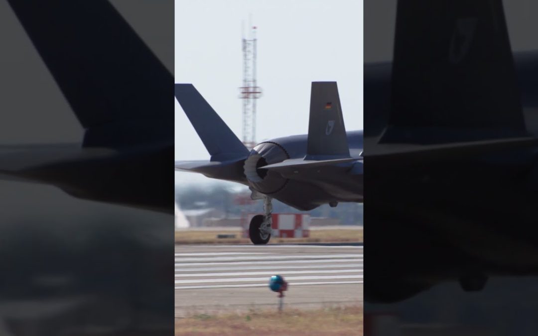 Germany’s First F-35A: 35+01 Flies at Fort Worth