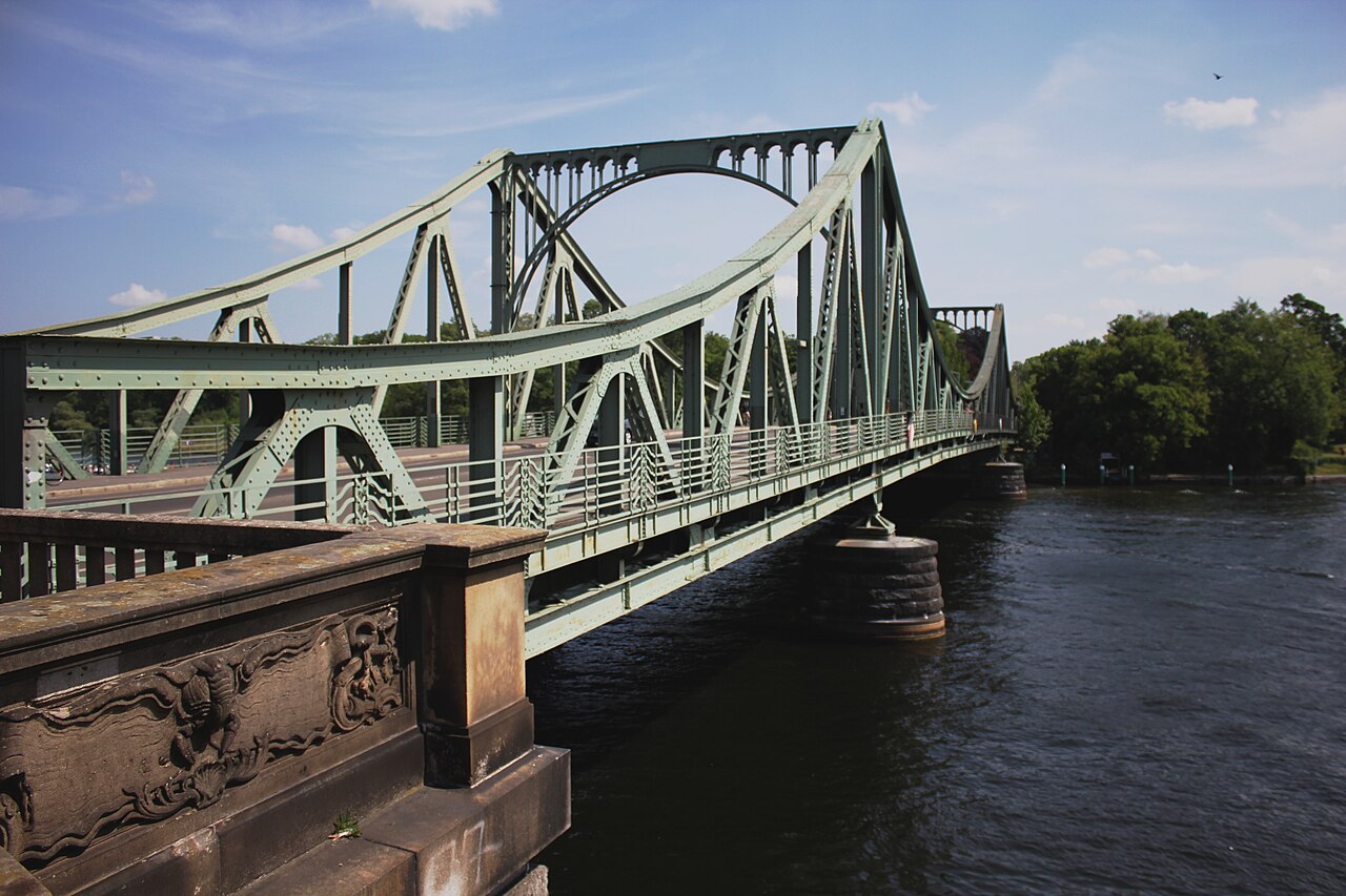 The Glienicke Bridge between Potsdam and Berlin