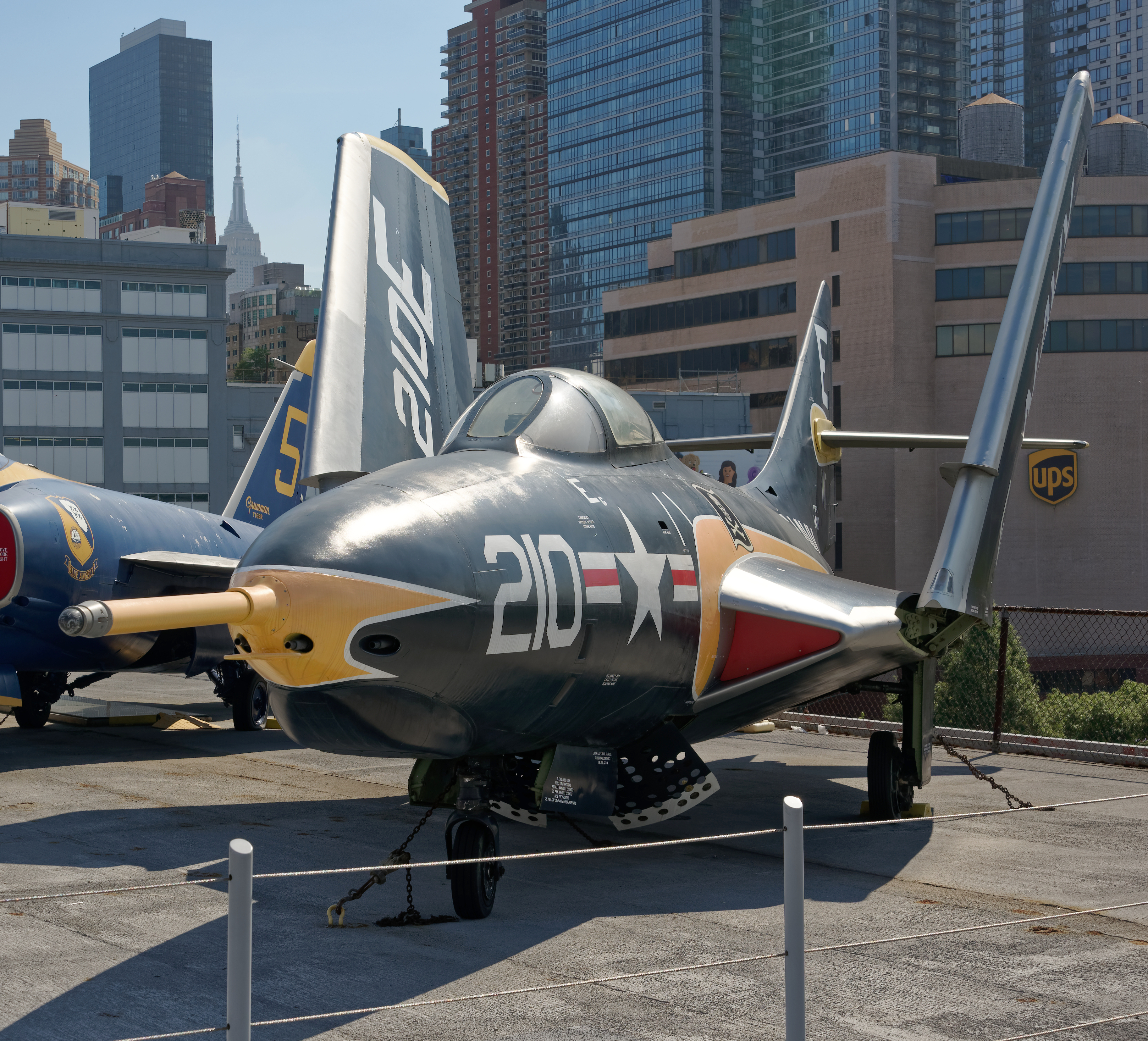 Grumman F9F Cougar at the Intrepid Museum