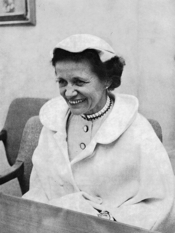 Hanna Reitsch photographed in Finland in 1961