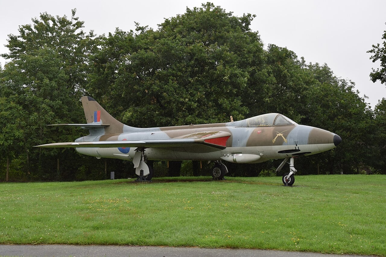 Hawker Hunter F6A preserved at the RAF Museum Cosford