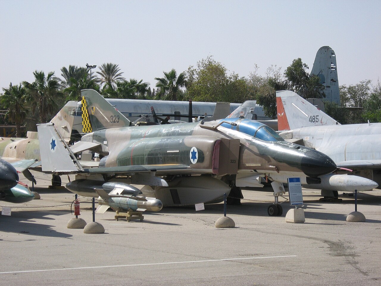 IAF F-4E Phantom Kurnass Hatzerim Israeli Air Force F-4E Phantom II (Kurnass) at the IAF Museum, Hatzerim