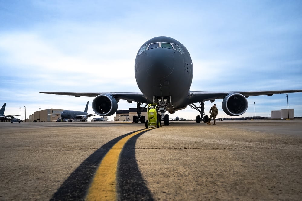 A KC-46A Pegasus of the Japan Air Self-Defense Force 3rd Tactical Airlift Wing
