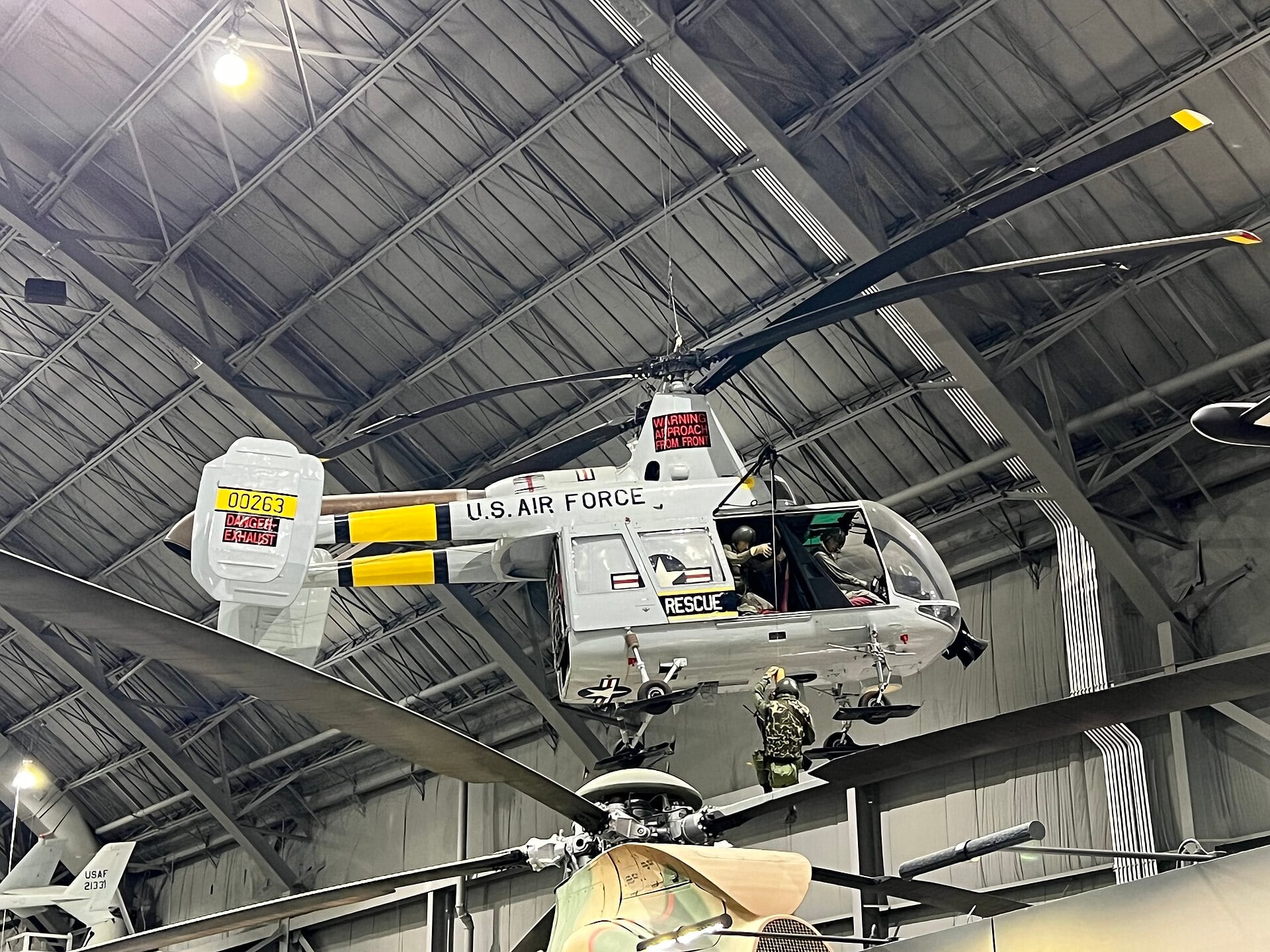 Kaman H-43B Huskie 60-0263 at the National Museum of the US Air Force