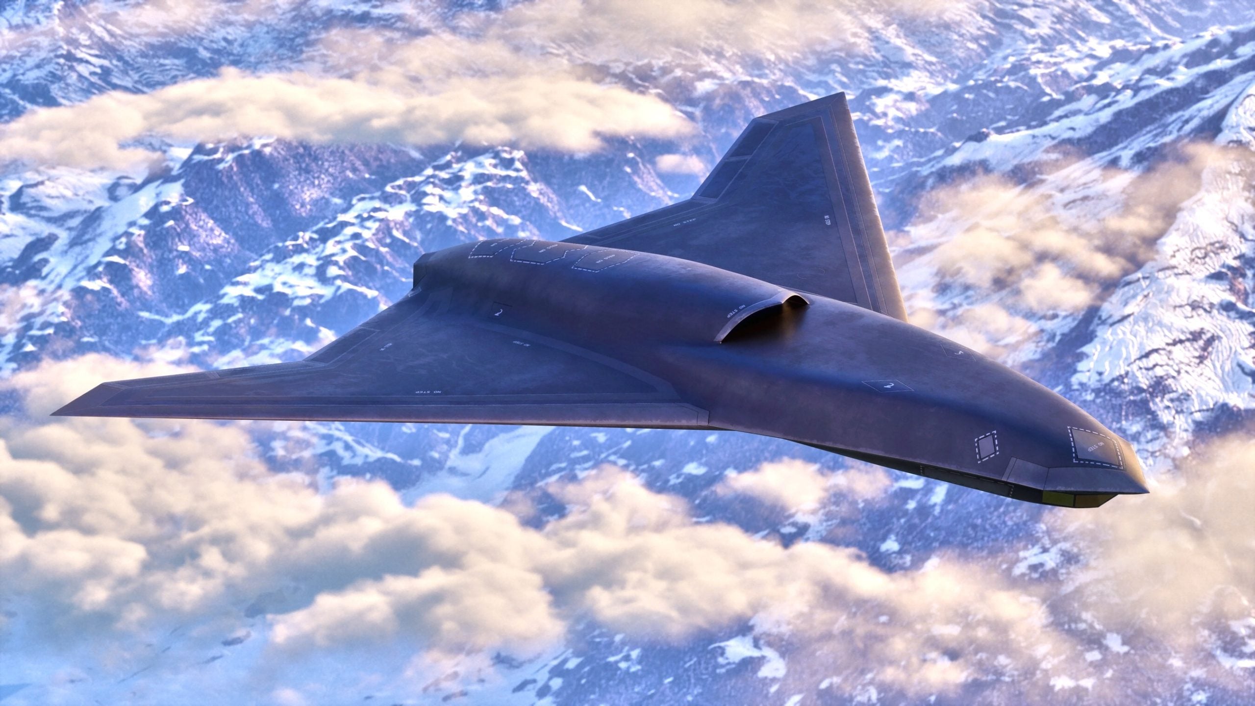 Lockheed Martin Vectis collaborative combat aircraft render