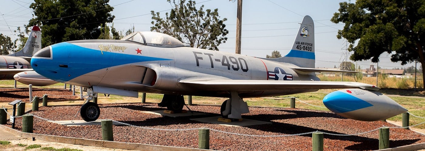 Lockheed P-80 Shooting Star in US Air Force markings
