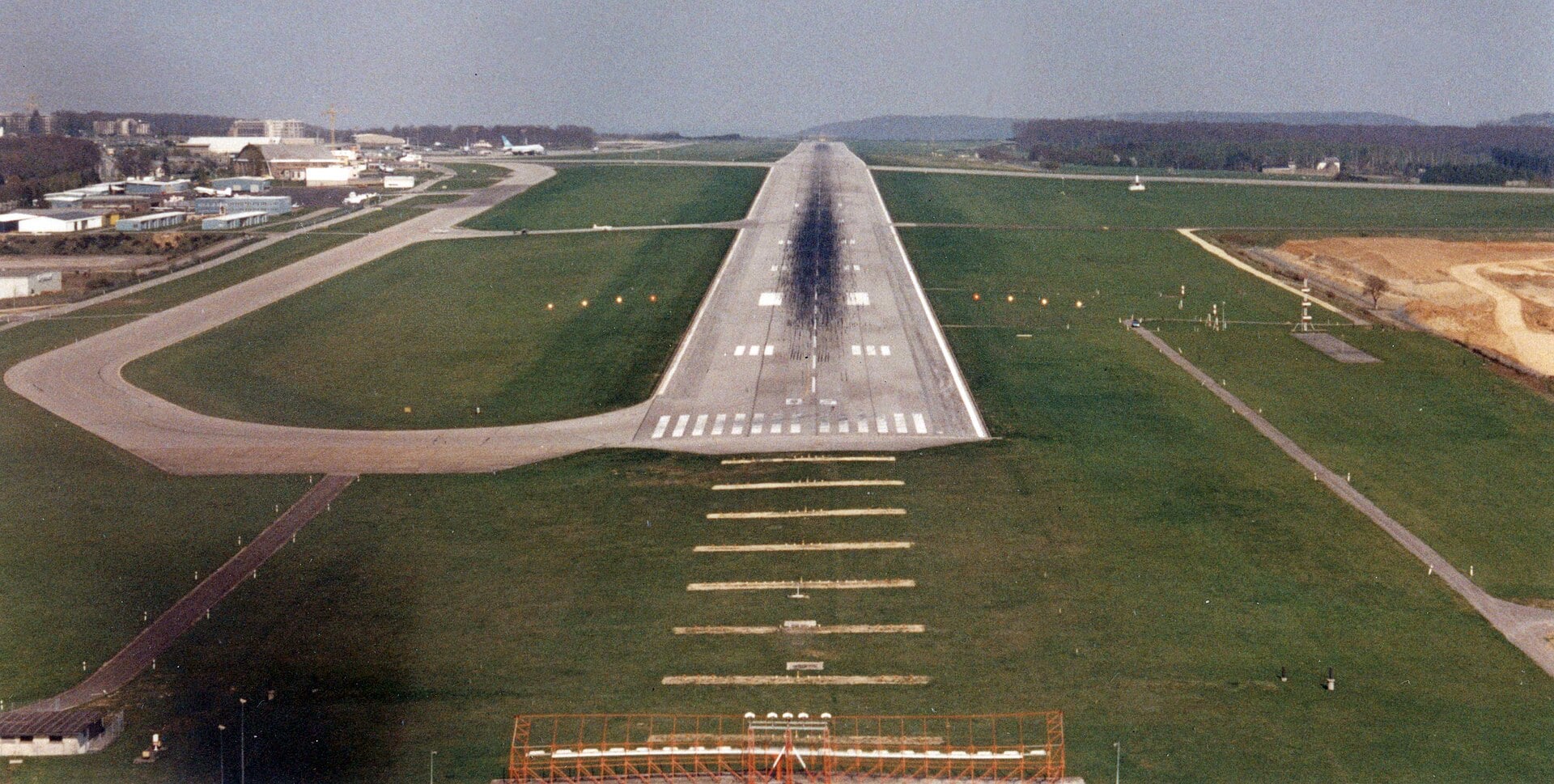 Luxembourg-Findel International Airport Aerial view of Luxembourg-Findel International Airport, ICAO code ELLX