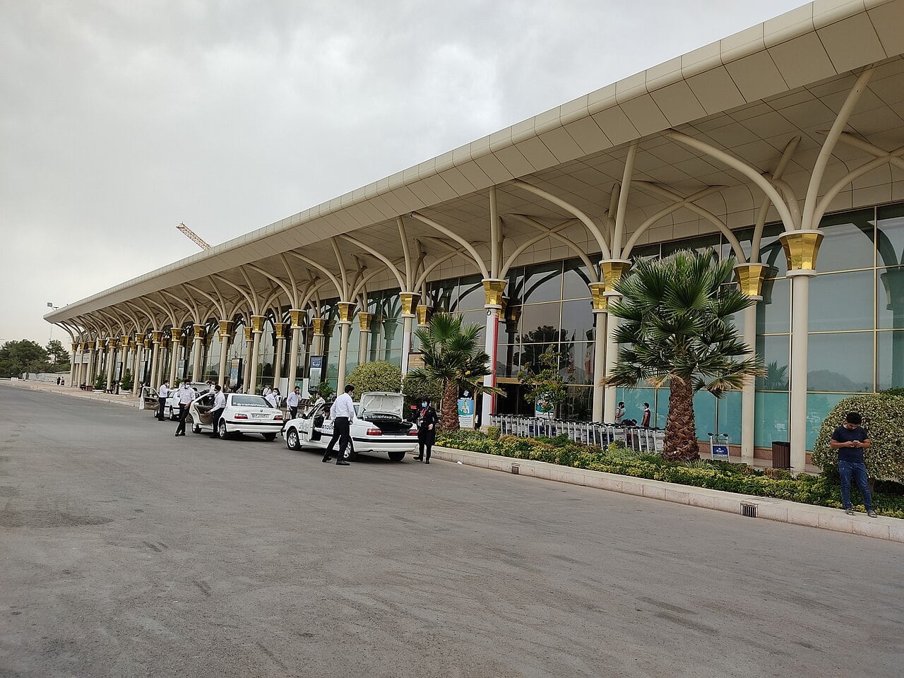 Terminal and apron at Mashhad International Airport, Iran