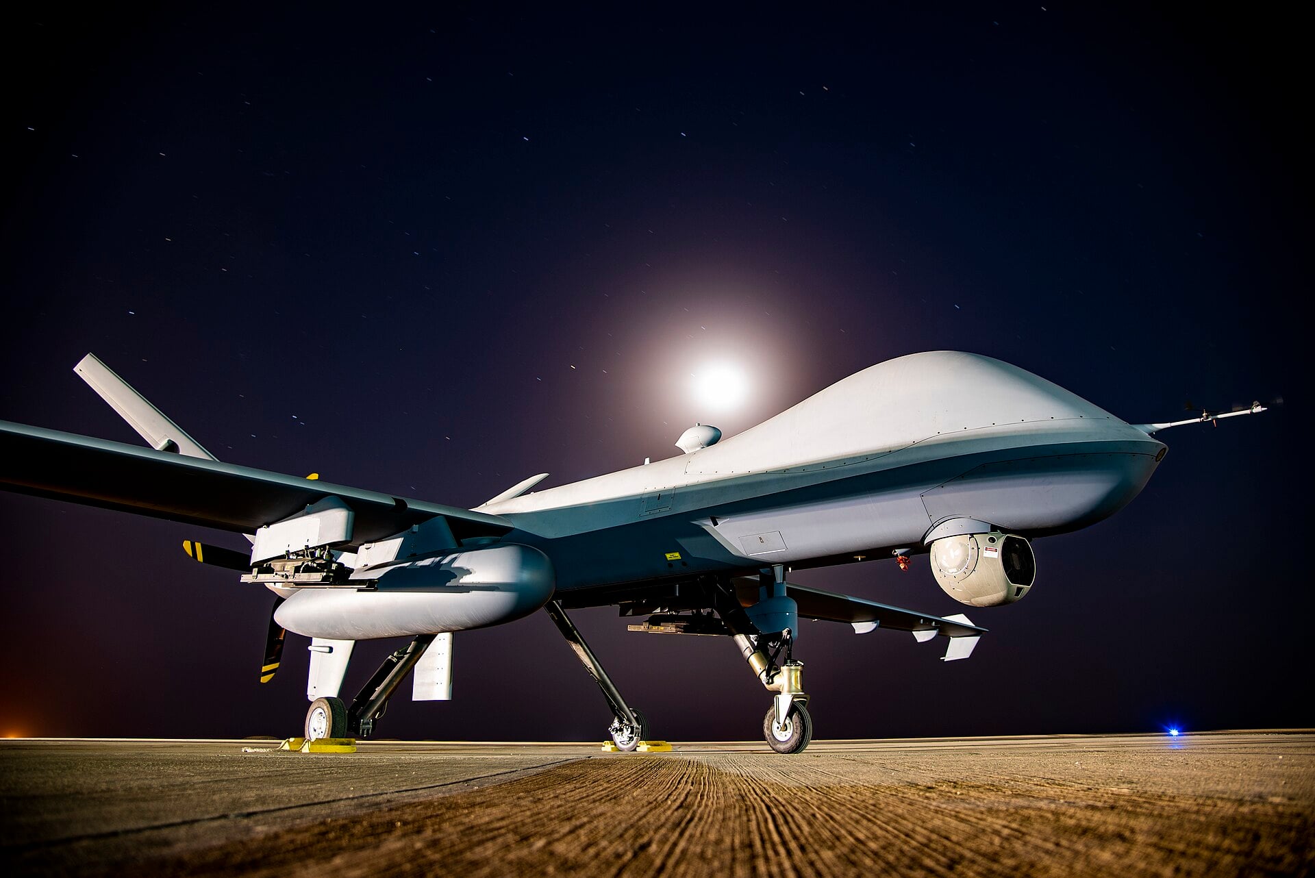 MQ-9 Reaper on a flight line