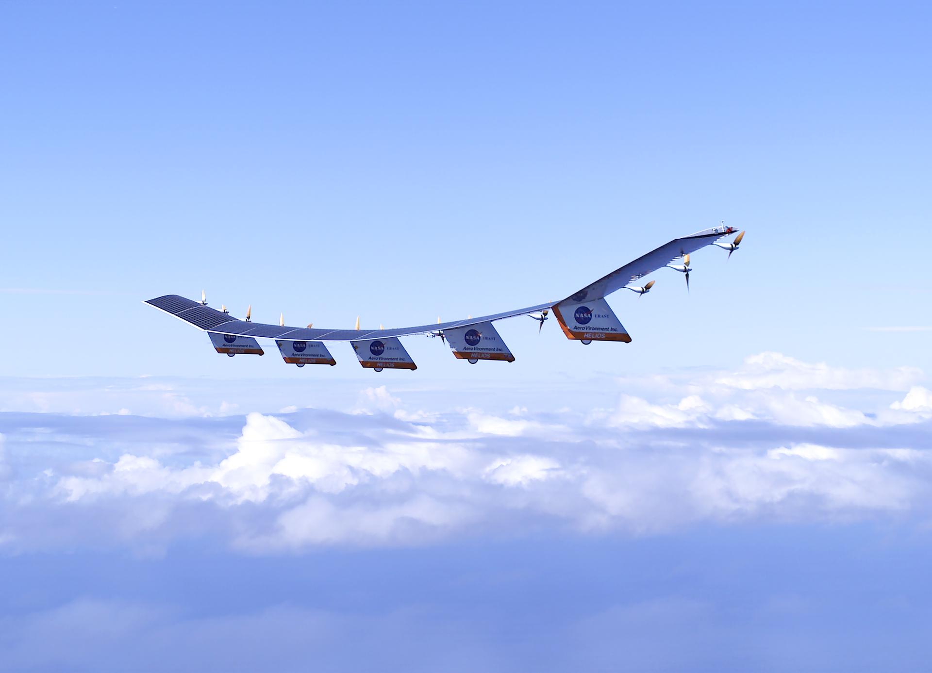 NASA Helios Prototype solar-powered flying wing