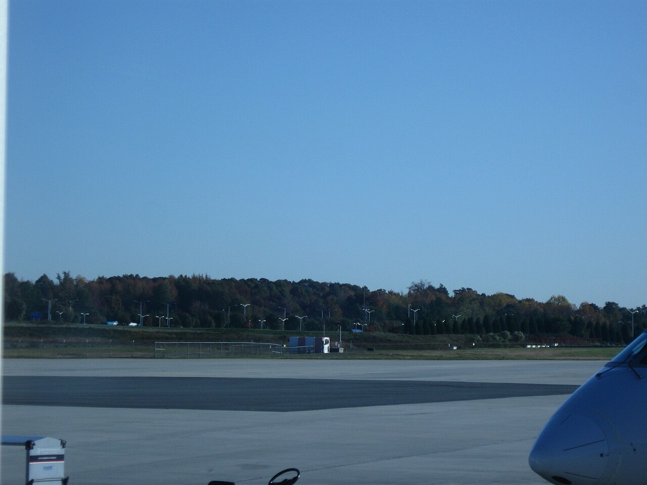 A runway at Newark Liberty International Airport