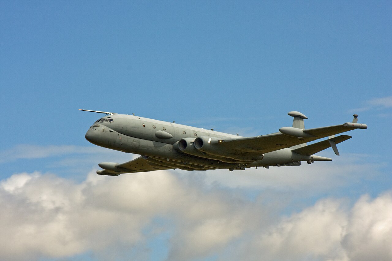 A Nimrod MRA4 in flight