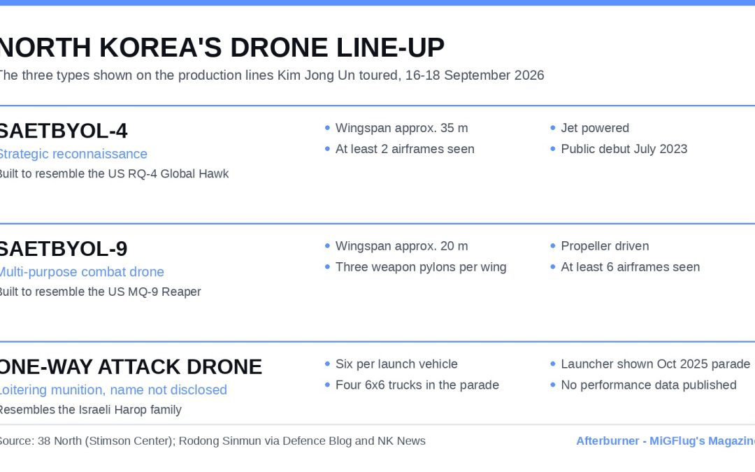 North Korea Shows Its Drone Production Lines, Not Just Its Drones