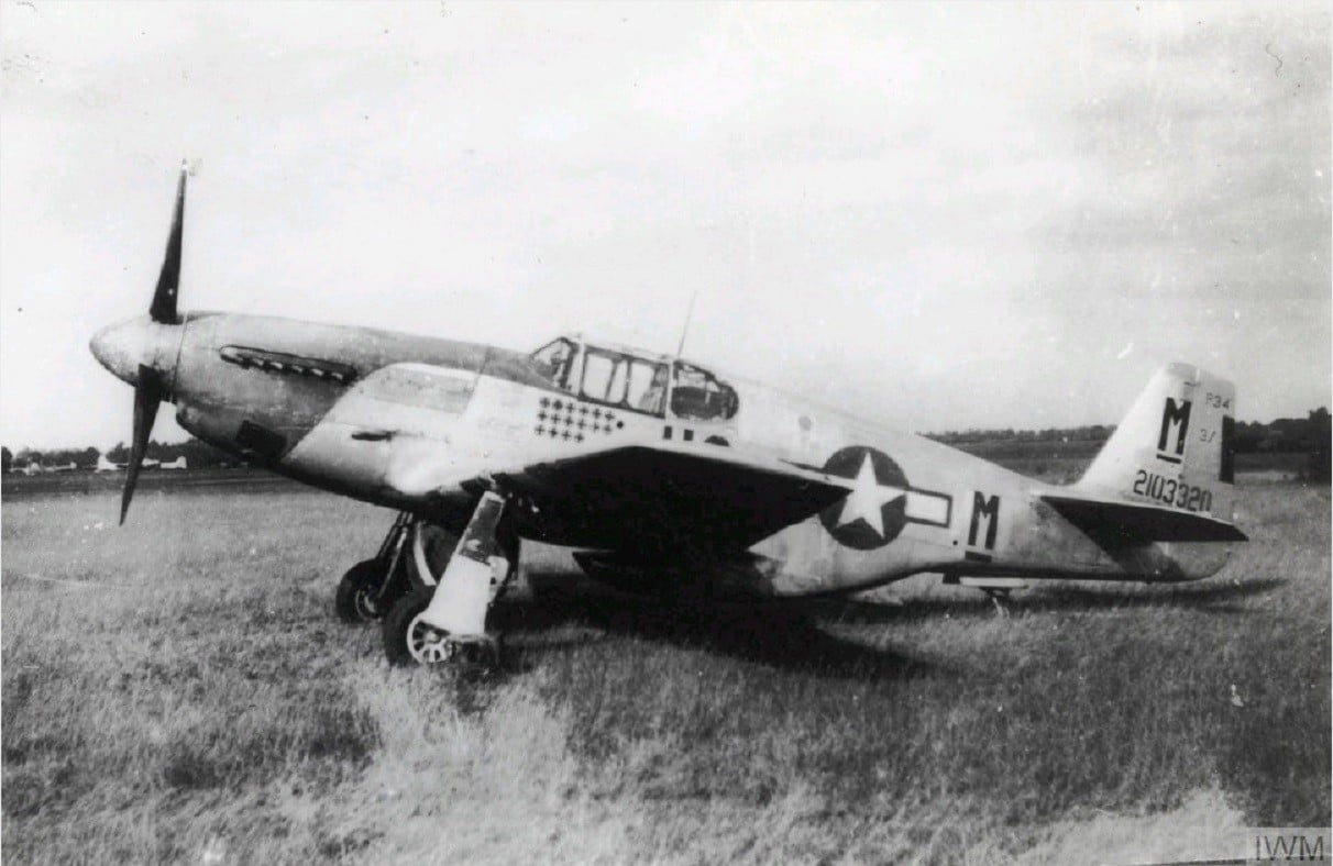 P-51 Mustang in US Army Air Forces markings