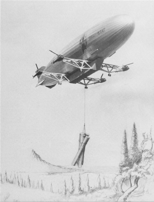 Piasecki Heli-Stat hybrid airship