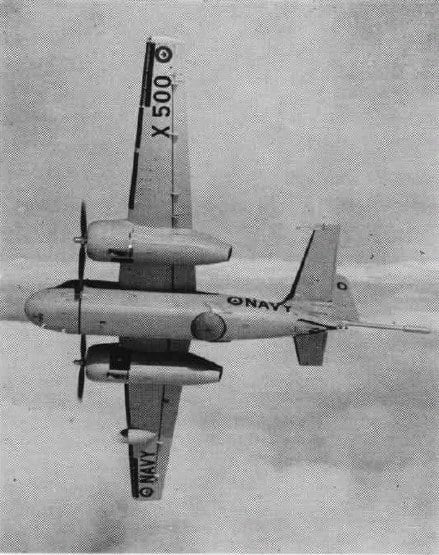 A Royal Canadian Navy Grumman S2F-1 Tracker photographed in 1956 or 1957