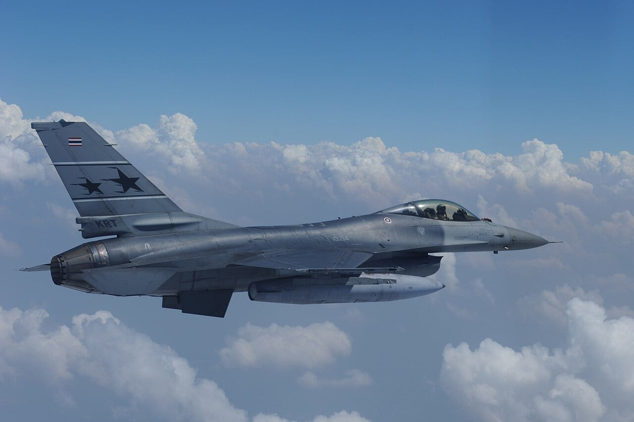 A Royal Thai Air Force F-16 during Exercise Cope Tiger