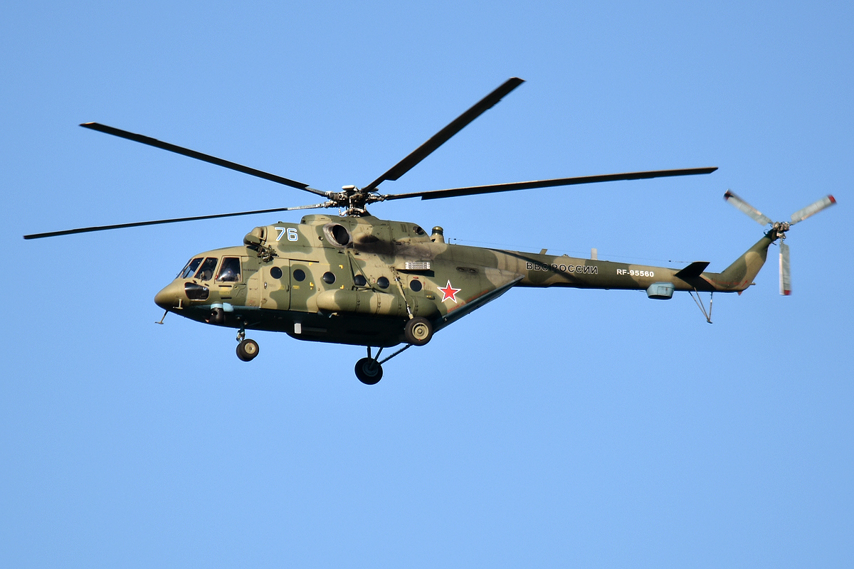 Russian Aerospace Forces Mil Mi-8AMTSh Hip helicopter