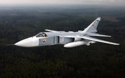 Saky: Ukrainian Drone Hits Russian Su-24, Tail Number 49